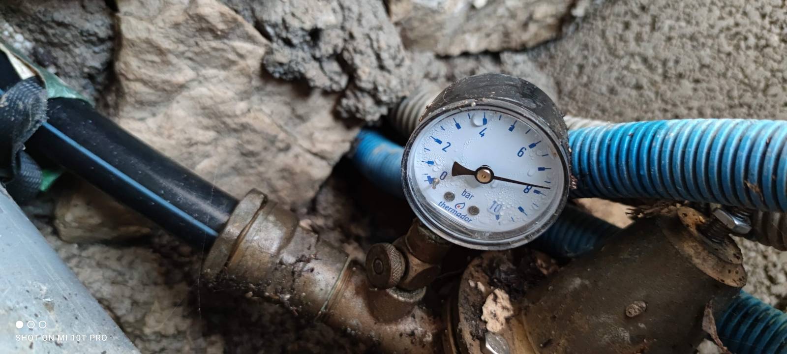 Recherche de fuite d'eau suite a un  dégât des eaux.